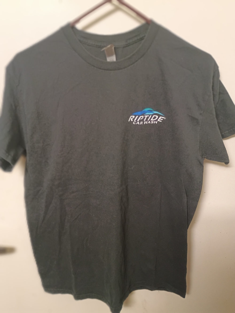Gildan Dark Green Riptide Car Wash Logo Tee